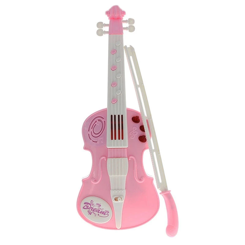 Pink violin toy Clearance
