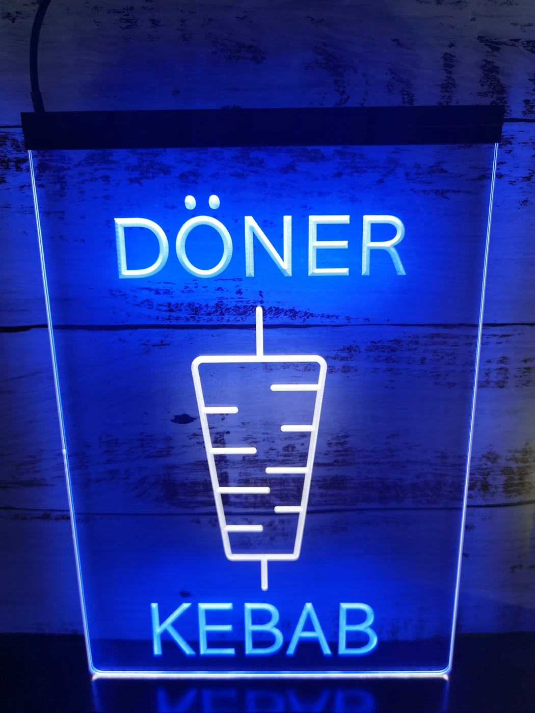 1S014 Doner Kebab Restaurant Caf Decoration Bar Dual Color LED Neon Sign | Дом и сад