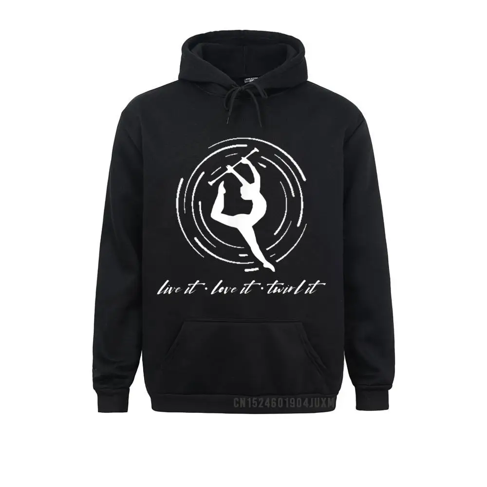 LOVE IT LIVE IT TWIRL IT Baton Twirling Baton Bling Gift T-Shirt__24 Sweatshirts Long Sleeve Brand New Youth Summer Hoodies Party Hoods  LOVE IT LIVE IT TWIRL IT Baton Twirling Baton Bling Gift T-Shirt__24black