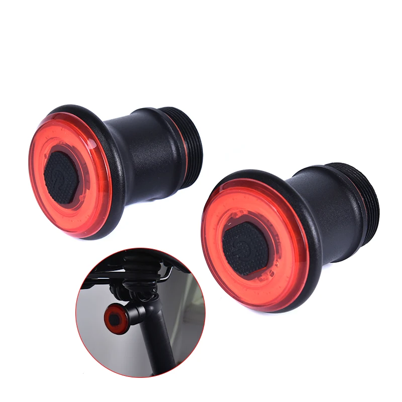 1PC Intelligent Bicycle Taillights Waterproof LED Light Night Riding Taillights