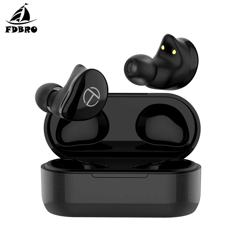 Bluetooth-наушники FDBRO T200 TWS Aptx/AAC/SBC Apt-x V5.0 QCC 3020 V80/V90/V20/X6 | Электроника