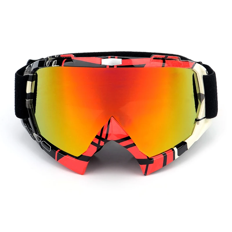 Лыжные спортивные очки, маска для сноуборда, зимние снегоходные очки для мотокросса, ветрозащитные очки с защитой от ультрафиолета, внедорожные очки - Цвет: 29