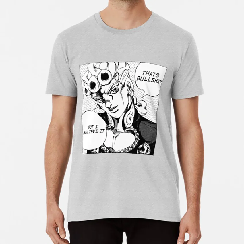 Это бред футболка jjba jojos невероятное приключение манга giorno giovanna vento aureo