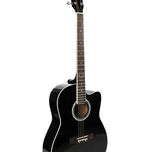 FFG-1039BK Акустическая гитара, черная, с вырезом, Foix