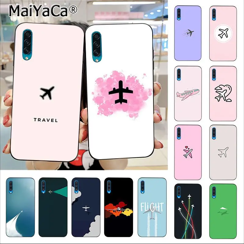 Милый цветной чехол для телефона MaiYaCa с мультяшным самолетом Samsung A10 20s 71 51 10s 20 40 50 70