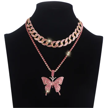 Diamond Butterfly Necklace