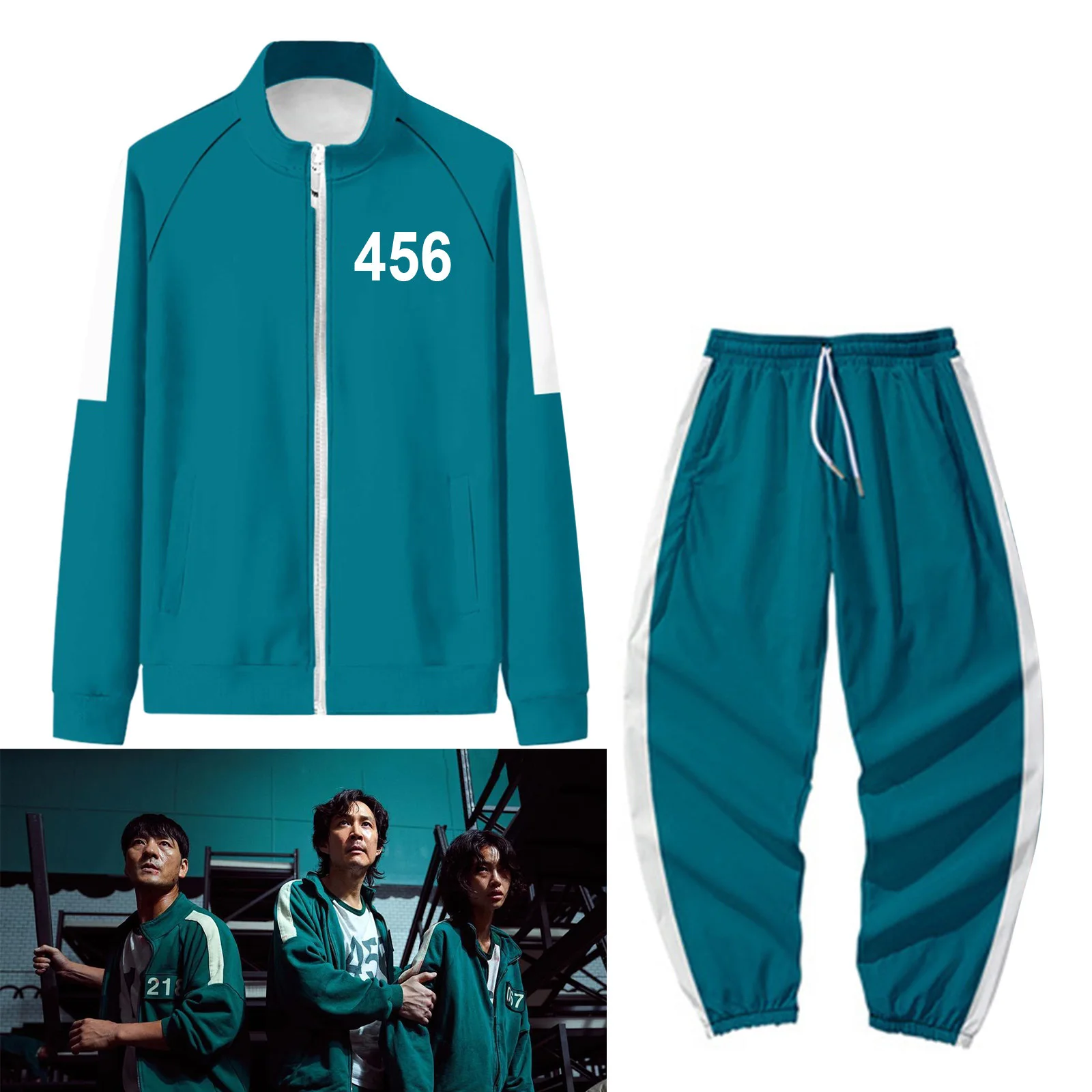 Костюм спортивный из двух предметов с толстовкой и брюками | Тематическая одежда