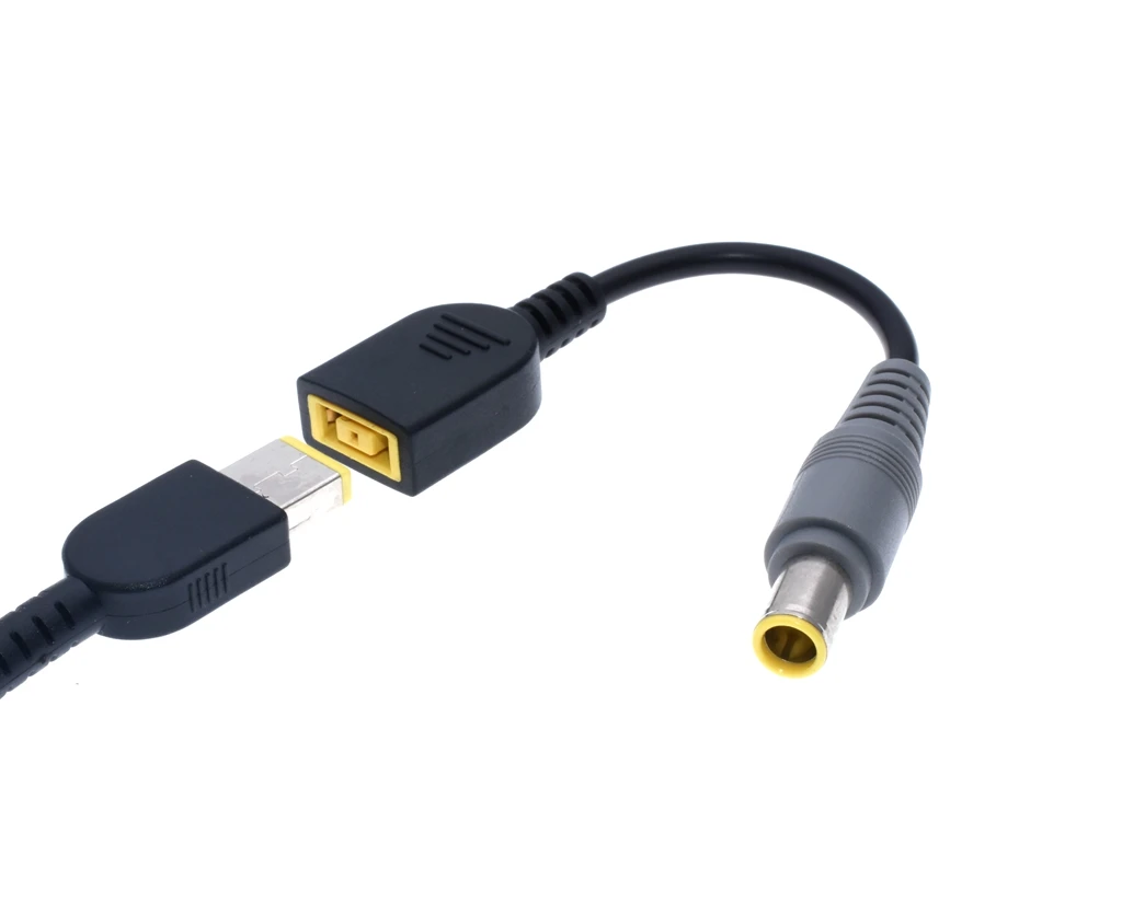Адаптер питания постоянного тока, соединительный кабель, квадратный usb-разъем для 7,9x5,5 мм, 5,5x2,5 мм, 4,0x1,7 мм, 5,5x2,1 мм, штекер