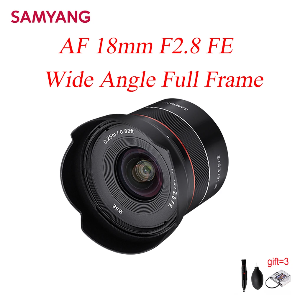 Gepensioneerd Woordvoerder actie Lenses Sony Full Frame | Samyang Lens Sony Fe | Samyang 18mm Sony | Samyang  18mm Lens - Camera Lenses - Aliexpress