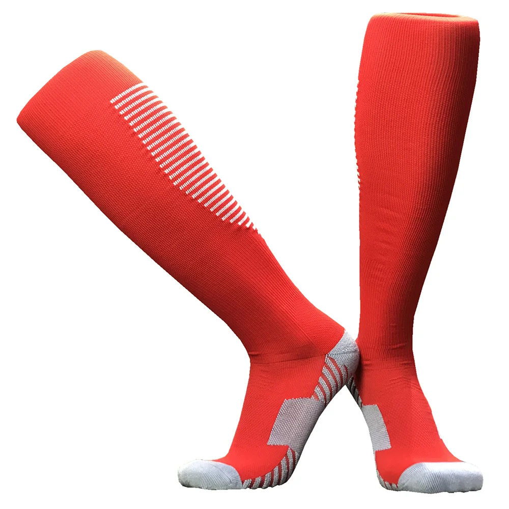 Kids Men Women Football Soccer Socks Thickening Towel Bottom Sports Rugby Stockings Knee-High Volleyball Long Socks Cycling