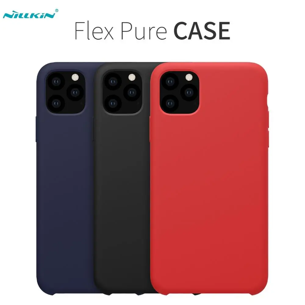 Для Apple iPhone 11 pro Чехол 11 pro max NILLKIN Flex чистый жидкий силиконовый чехол для iPhone 11 чехол гладкая защитная задняя крышка