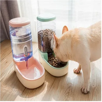 

vip LINK Dog Automatic feeders plastic water bottle for cat bowl feeding and drinking dog water dispenser for cats feeding bowls
