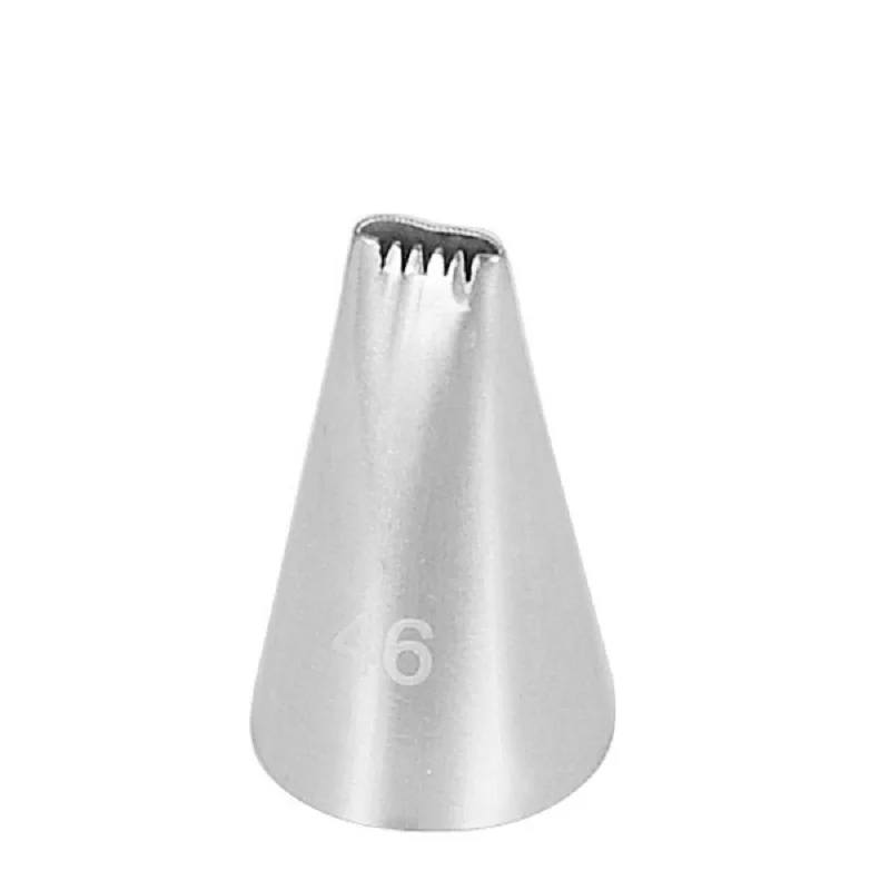 

(30pcs/Lot)Free Shipping MRF High Quality Stainless Steel 18/8 Pastry Bakery Small Icing Nozzle #46
