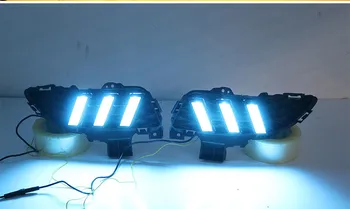 

Fast delivery Led daytime running lights+moving turn signal+blue night mode+remote control for mazda 3 2006-2009