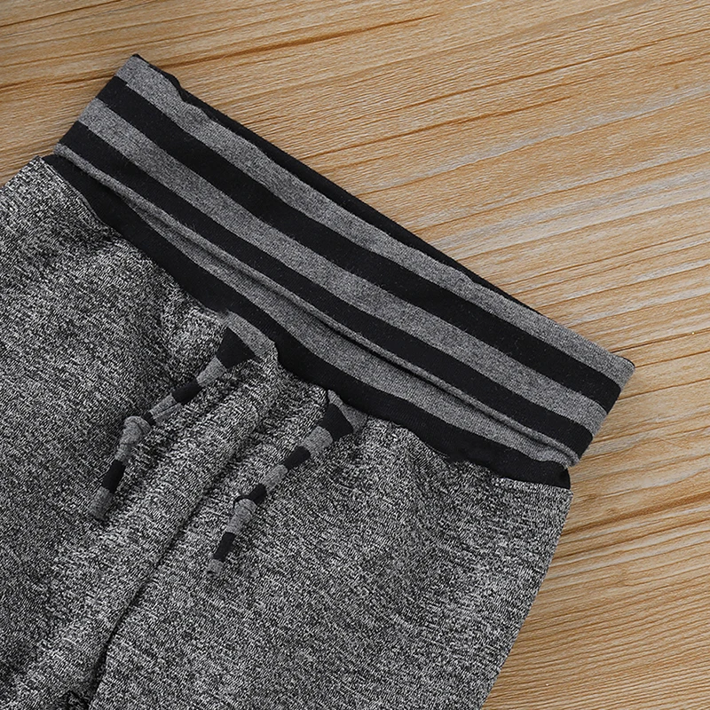 Autumn Baby Boys Clothes New Long Sleeve Striped Hoodie Sweatshirt With Pocket+Trousers Casual Sets for Boy