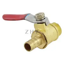 Пневматический фитинг 13 мм резьба до 7 мм штуцер под шланг разъем газовый шаровой кран