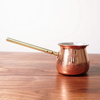 

Japan Kalita 300ml Copper Cezve Turk Turkish Coffee Pot 1-2 Cups Coffee Turk Turkish Copper Coffee Maker