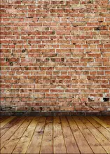 SHUOZHIKE VinylCustom Photography Prop Brick Wall and Wood Planks theme Photo Studio Background S181221-0166