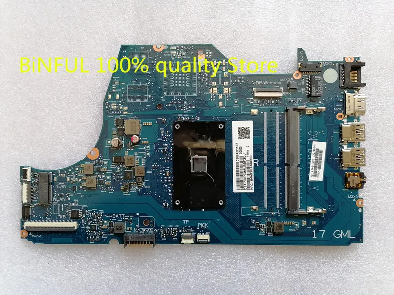 L22740-501 L22740-001 L22740-601 Бесплатная доставка для HP 17-BY N5000 серии Материнская плата