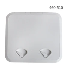 460*510mm ABS Plastic Anti Aging Ultraviolet White Deck Marine Hatch Deck Access Hatch Boat Hatches Inspection Yacht Cover