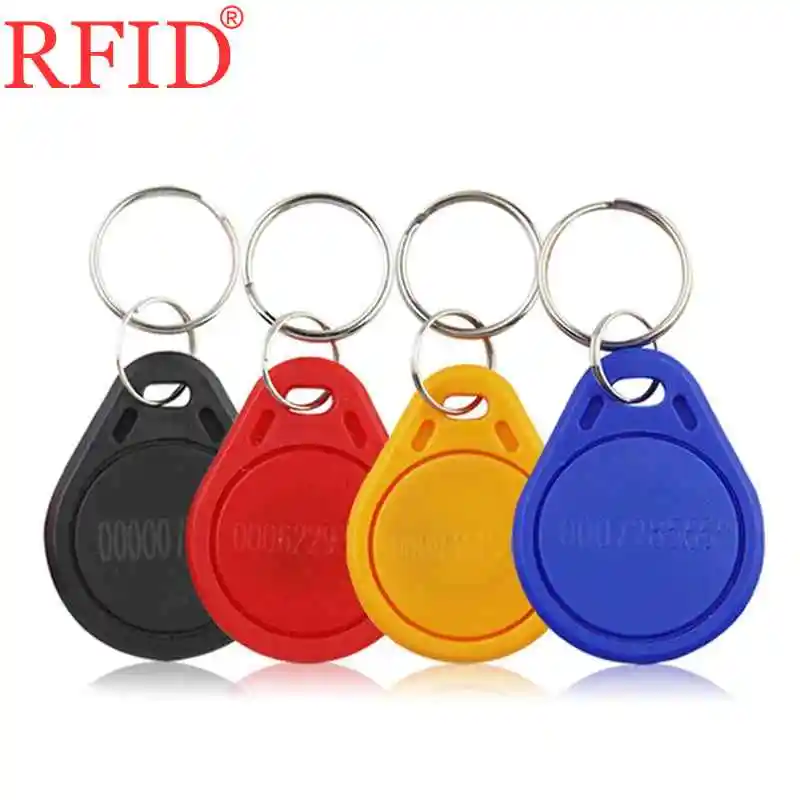 ID 125 кГц EM4100 TK4100 41x33x4,3 мм только для чтения RFID Брелки EM жетон бирка брелок карта контроля доступа много цветов Выберите 100 шт