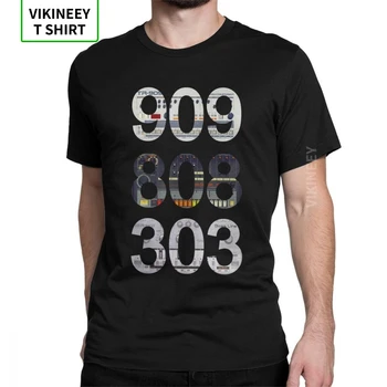 

Roland 909 808 303 Classic Synth Drum Machine.png T Shirt Man Brand Tops Popular T-Shirts Crew Neck Cotton Fabric Tees