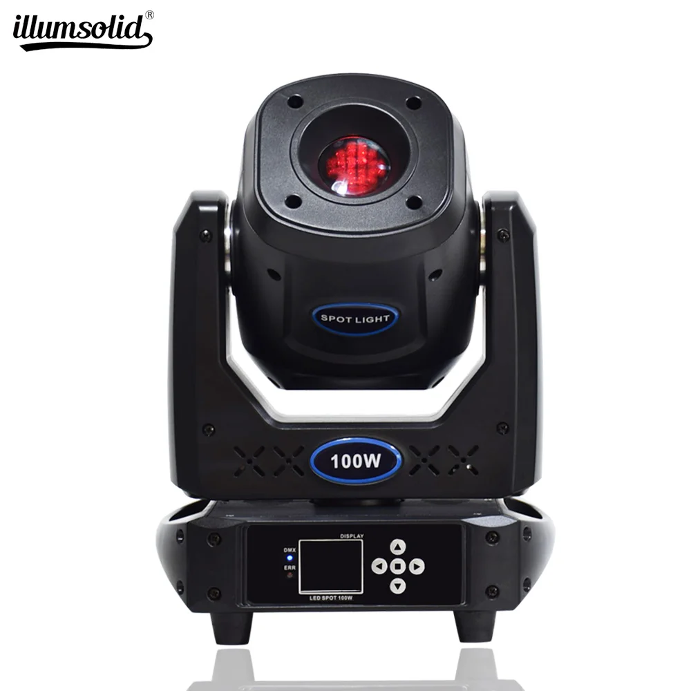 Moving Head 100W Led Dj Spot Quad 5 Face Prism Projector Stage Light Professional Disco Wedding Party Show Lighting