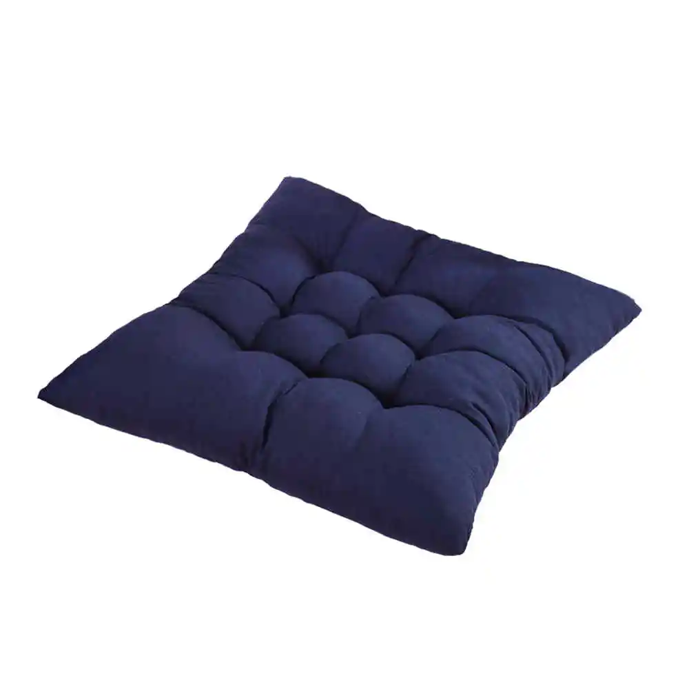 deep blue 40x40 см домашнее сиденье Подушка зима Офис Бар подушки под спину и на сиденье стула диван подушка ягодицы стул подушка - Цвет: deep blue