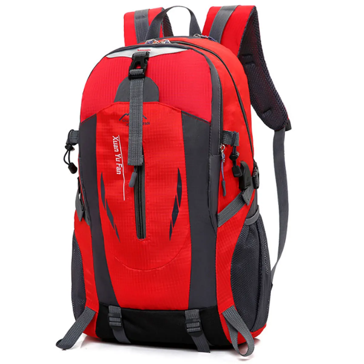 Большой велосипедный рюкзак Bakcpack с usb-портом, велосипедный рюкзак, дорожный рюкзак для верховой езды, сумка для отдыха, туризма, путешествий для мужчин и женщин - Цвет: Красный