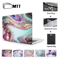 MTT мраморный жесткий чехол для Macbook Air Pro retina 11 12 13 15 с сенсорной панелью для mac book 13,3 15,4 дюймов Сумка для ноутбука