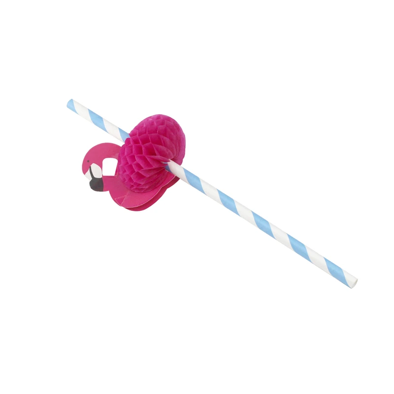150Pcs/Pack Bird Paper Drinking Straws Party Kids Decoration Baby Shower Birthday Celebration Hawaii Carnival Party Supplies - Цвет: Небесно-голубой