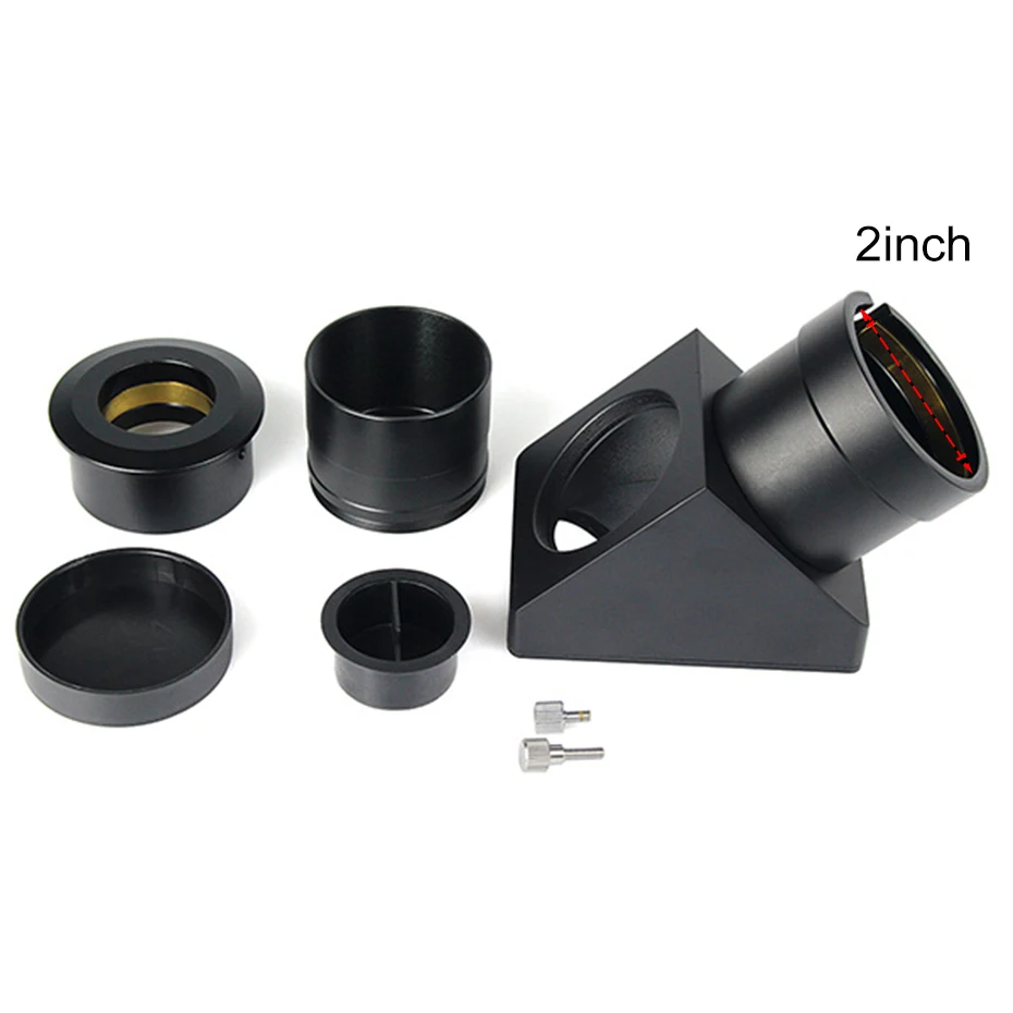 SVBONY 2 inches 90 Deg Dielectric Mirror Diagonal for Astronomical Telescope with 1.25 inches Adapter 