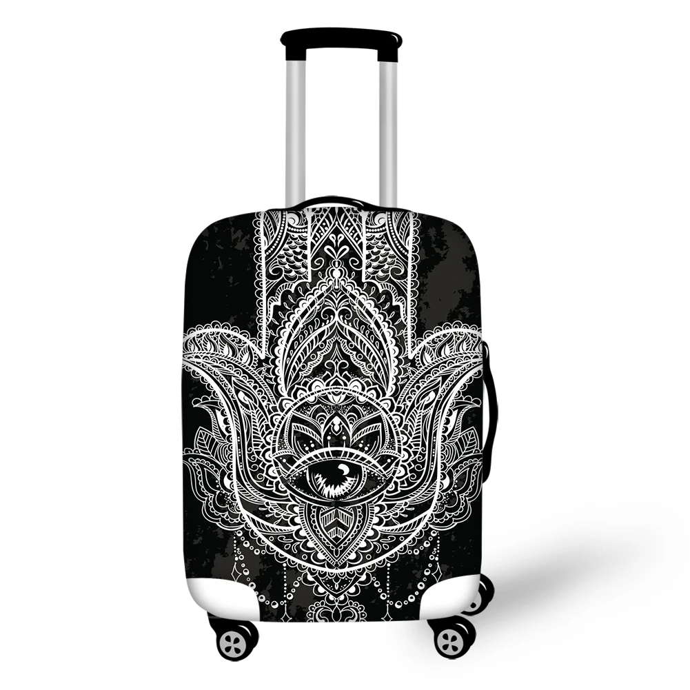 Lucky Hand Luggage Cover Fatima Hamsa Hand Dustproof Protective Cover Travel Suitcase Dust Covers 18-32 inch Trolley Case