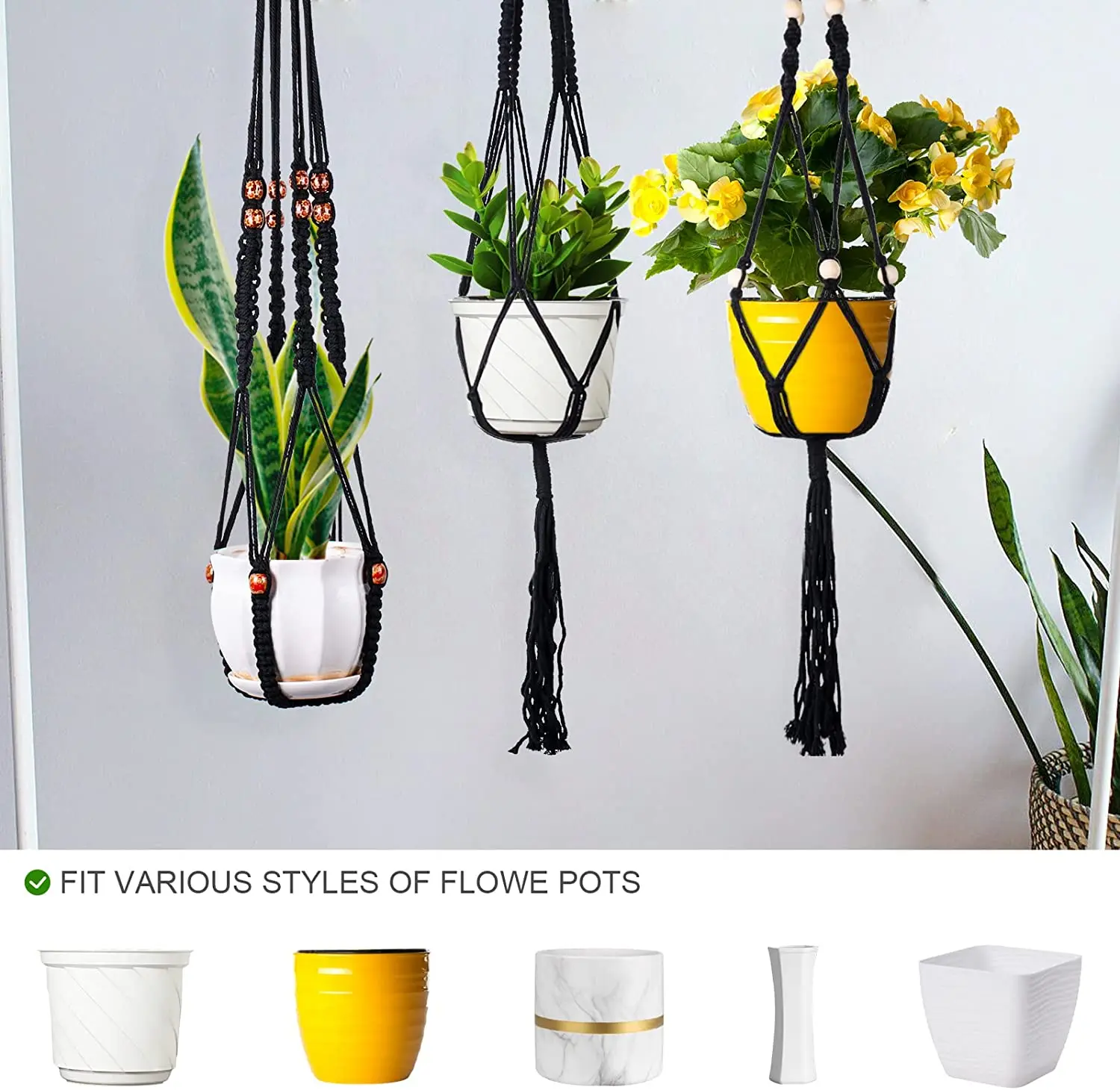 Boho Balcony Plant Hanger baskets 197 | Boho Balcony Plant Hanger baskets 5