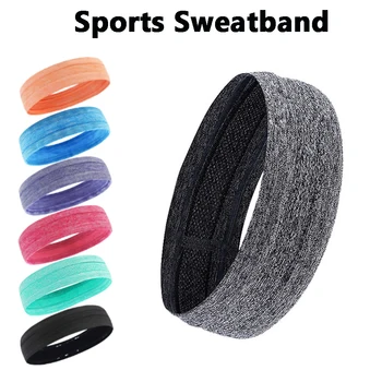 

New Fitness Yoga Hair Band Headwrap Jogging Sports Non-slip Antiperspirant Wide Headband Elastic Yoga Turban Headwear