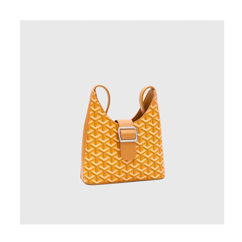 Женская сумка, кожаная сумка, полумесяц, маленькая сумка на плечо для женщин, Ретро стиль, багет, Subaxillary, сумки для женщин, Bolsa feminina - Цвет: Yellow