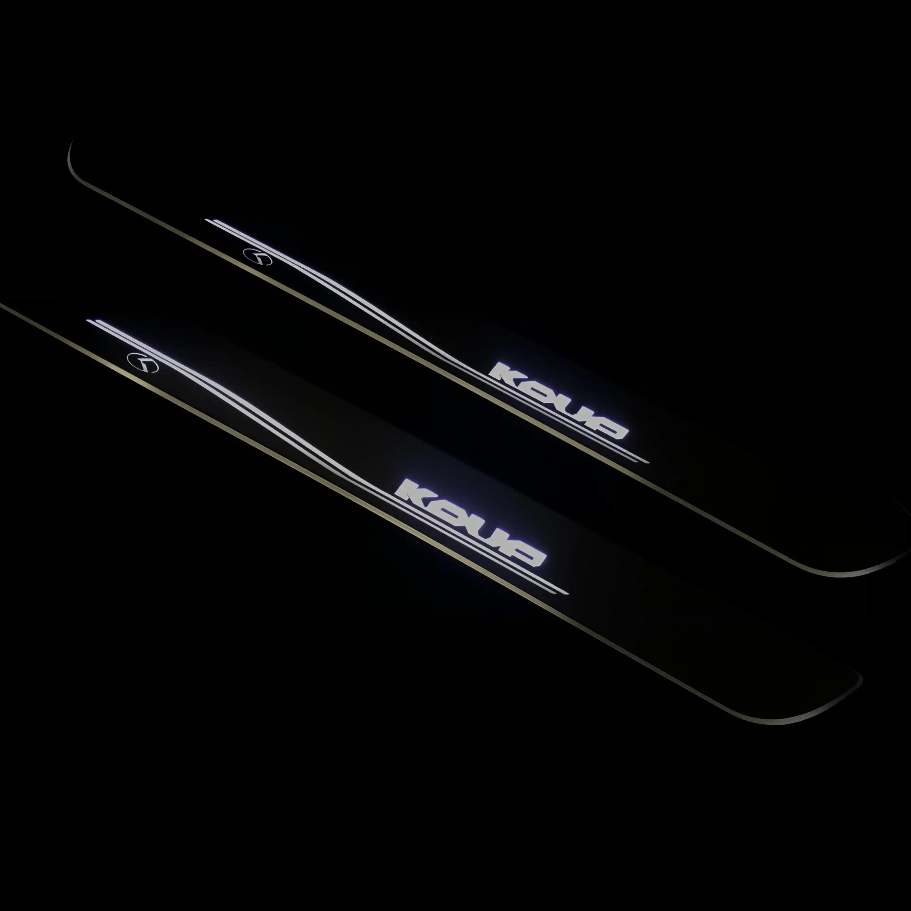 Osmrk led движущаяся дверь scuff Для kia cerato koup динамическая Накладка на порог, плоская накладка, плавный/фиксированный светильник, стиль