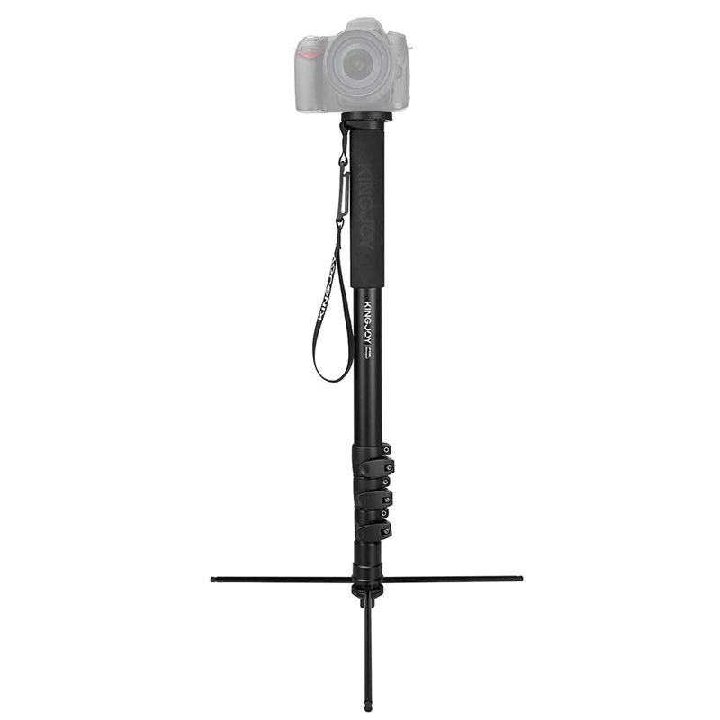 Kingjoy Mp408Fl фотографии Камера для монопода и штатива для цифровой зеркальной камеры Canon Nikon sony Dslr Камера s Алюминий сплав 4-секционный Профессиональный туда и обратно