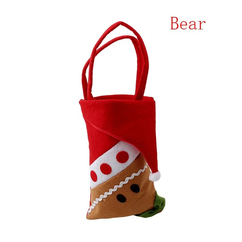 Santa Claus Snowman Elk Bear Penguin Gift Bag Christmas Candy Bag New Style Hot Sales Product
