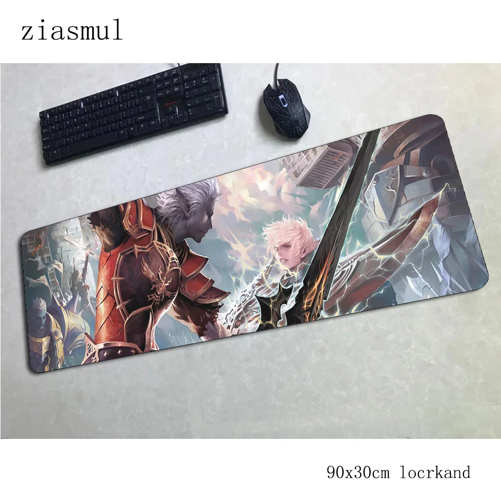 Lineage 2 padmouse 900x300x3 мм игровой коврик для мыши игровой аниме большой коврик для мыши геймер компьютерный стол толстый коврик notbook mousemate pc