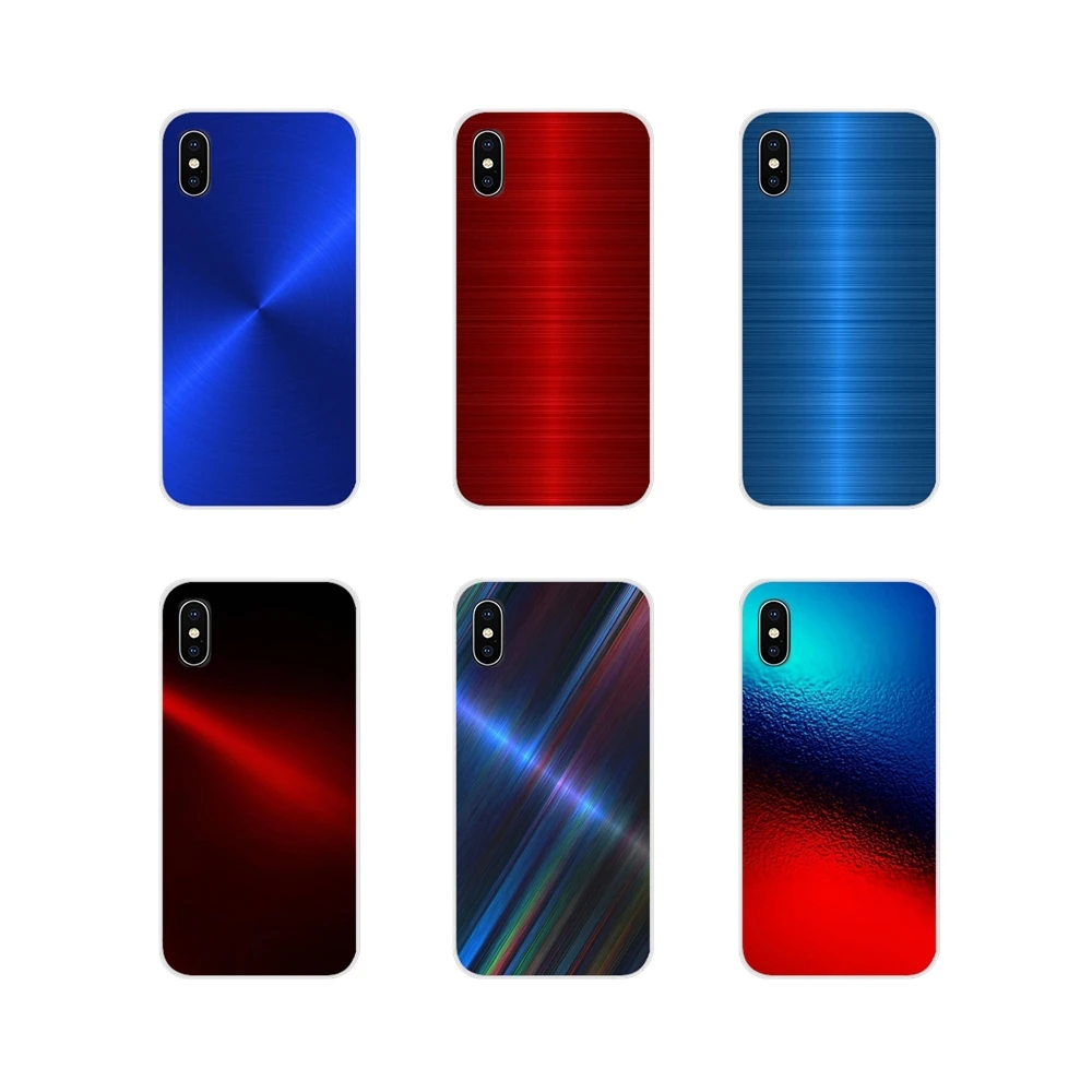 Красно-синий матовый металл для BQ Aquaris S 5059 5035 6040L C V Plus X X2 Pro U U2 Lite M 2017 E 4 5 E5 X5 Чехлы
