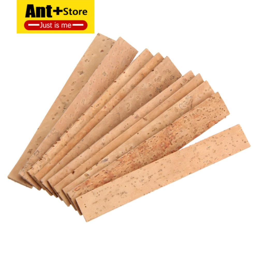 

10Pcs/Lot Clarinet Cork Bb Joint Corks Sheets for Saxophones Musical Instruments Accessories81 x 11 x 2 mm