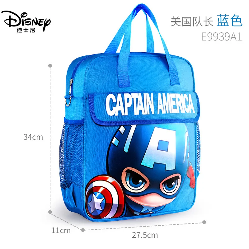 

Genuine Children School Bag Large Capacity Waterproof Tote Boy girl Shoulder Bag Frozen Anna Spiderman canvas bag Gift