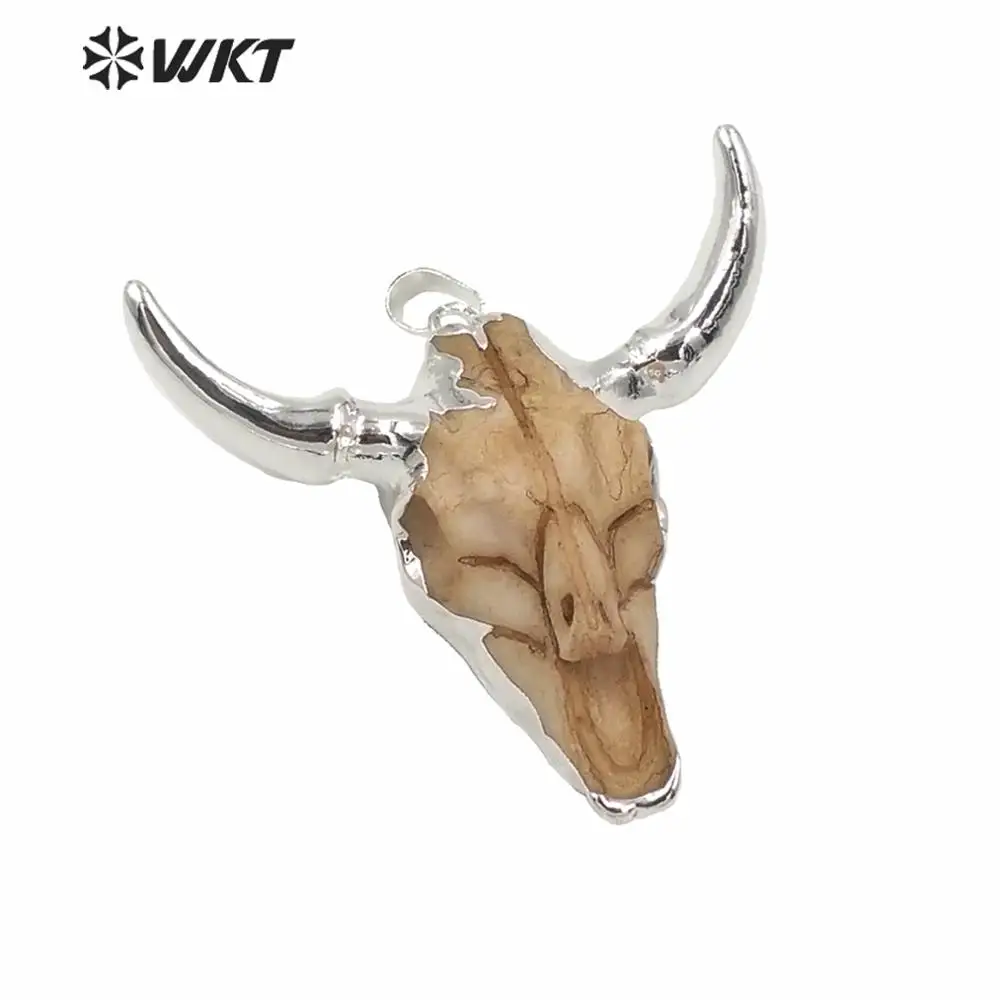 Женская подвеска в виде головы крупного рогатого скота | Украшения и аксессуары