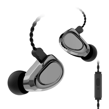 

KBEAR KB04 All Metal Cavity Ring Iron Headphones HIFI Mobile Phone with Wheat Universal Headphones In-Ear Earplugs