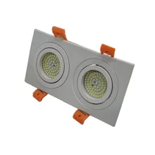 MR16 GU5.3 прожектор держатель лампы потолочный светильник наборы высокой мощности Светодиодный прожектор установки GU10 MR16 держатель Железный корпус крепление для светодиодов