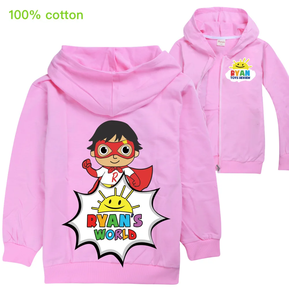 Ryan Toys; толстовки с капюшоном и рукавами; JOJO Siwa; толстовки; куртка; топы; футболка для девочек; маскарадный костюм; одежда; подарок на день рождения - Цвет: C900-pink