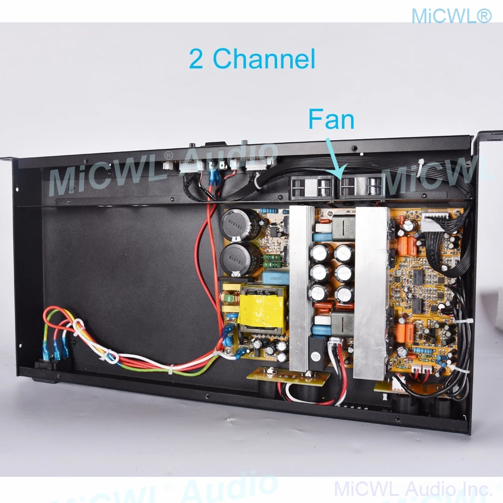 2 Channel Digital Power Amplifier 2600 Watt high