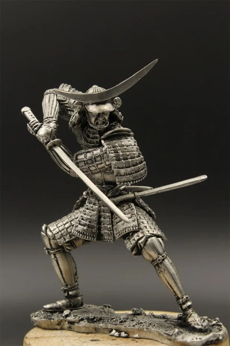 1:24 весы 75 мм жестяной Металл DIY сборка Masamune Ida Armor самурайская Статуэтка фигура