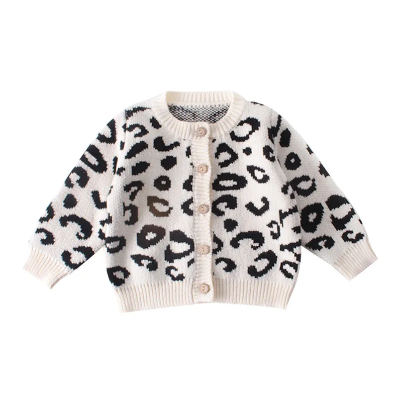 Детские свитера или боди; Одежда для новорожденных девочек с леопардовым принтом; джемпер; кардиган или комбинезон; повседневная одежда